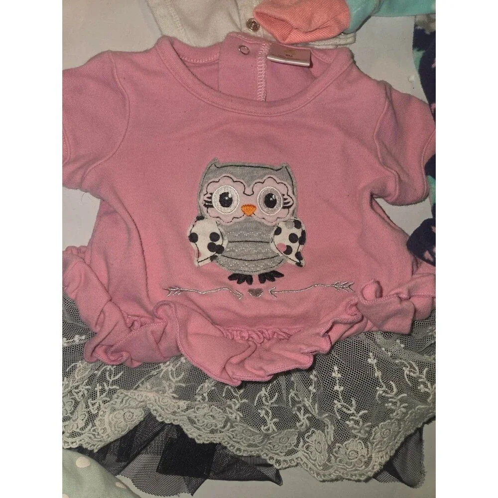 6 Months Baby Girl Clothes Lot of 8 Carter’s Included